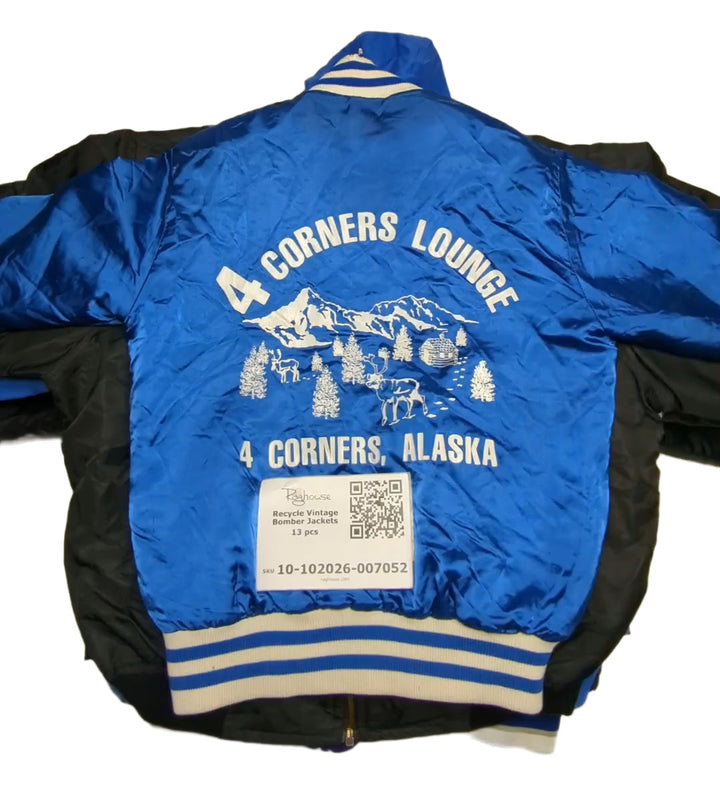 Recycle Vintage Bomber Jackets 13 pcs