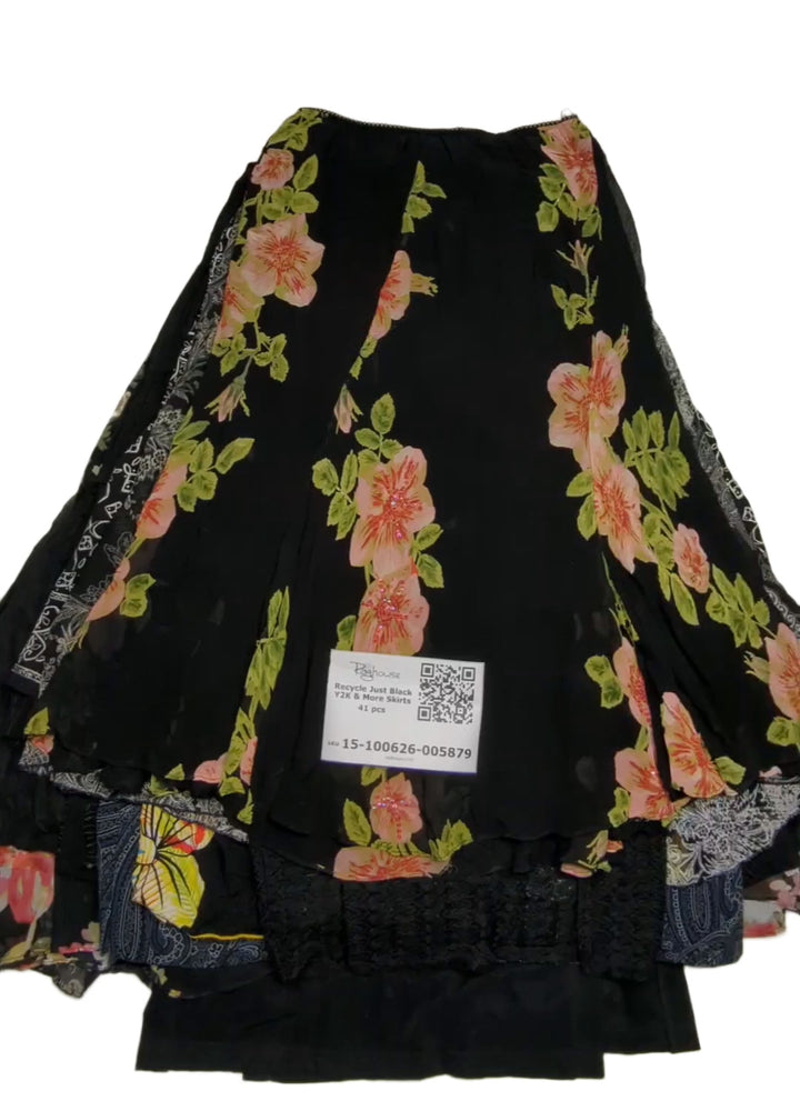 Recycle Just Black Y2K & More Skirts 41 pcs