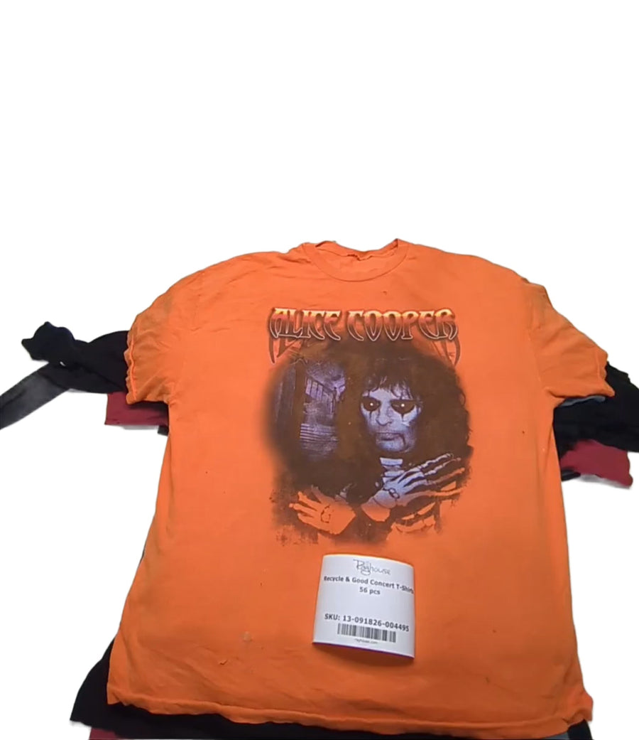Recycle & Good Concert T-Shirts 56 pcs