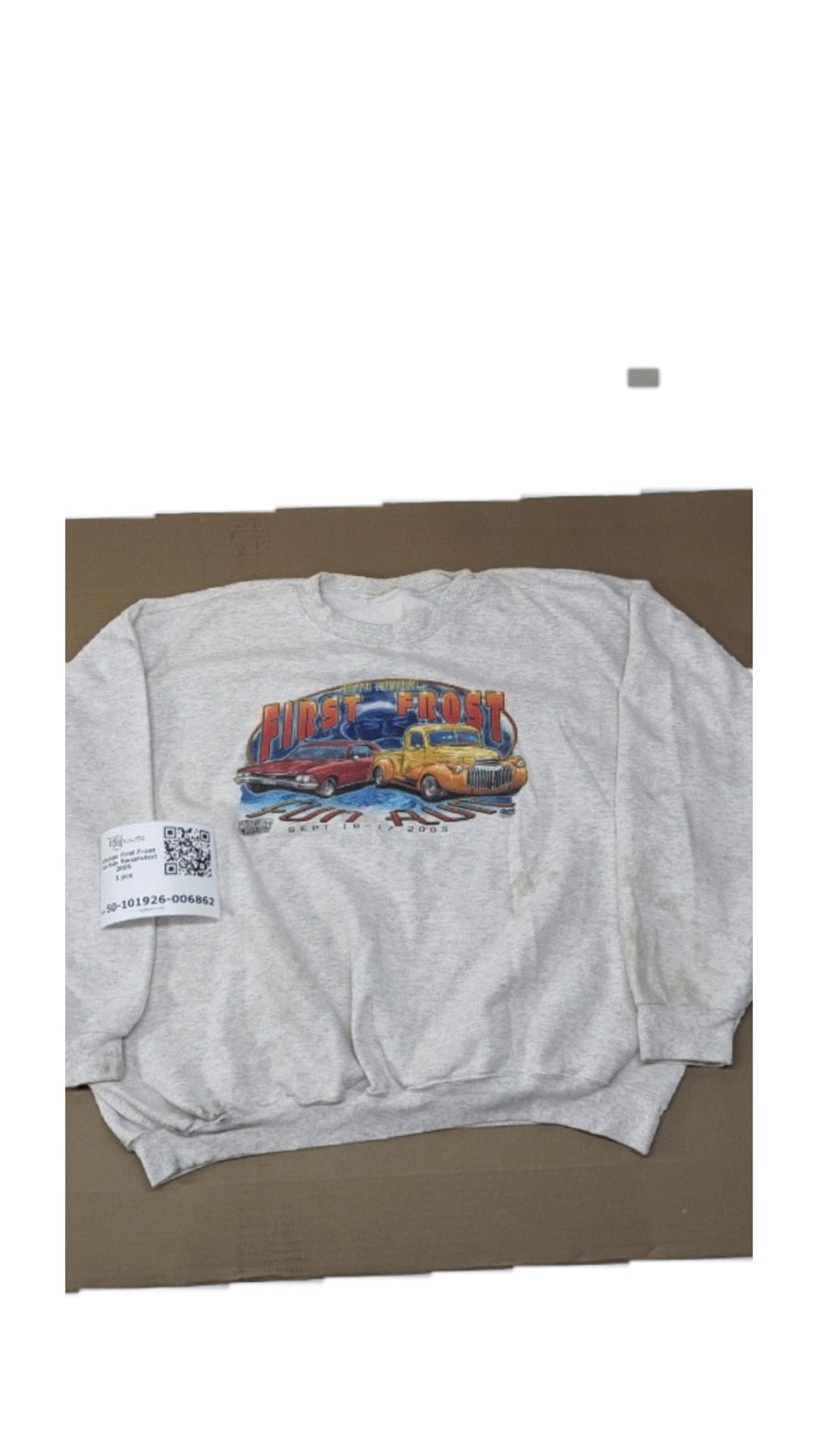 Vintage First Frost Fun Run Sweatshirt 2005 1 pc
