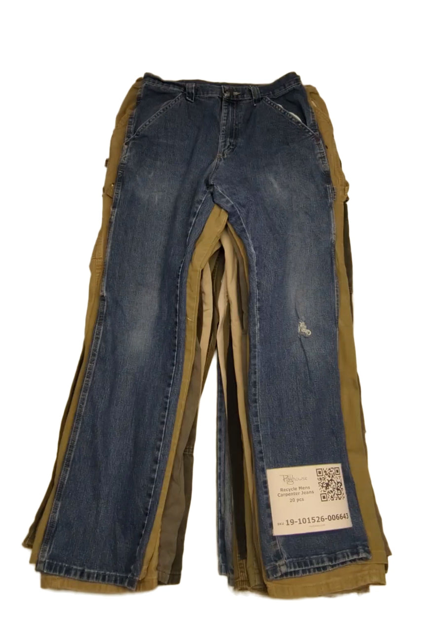 Recycle Mens Carpenter Jeans 20 pcs