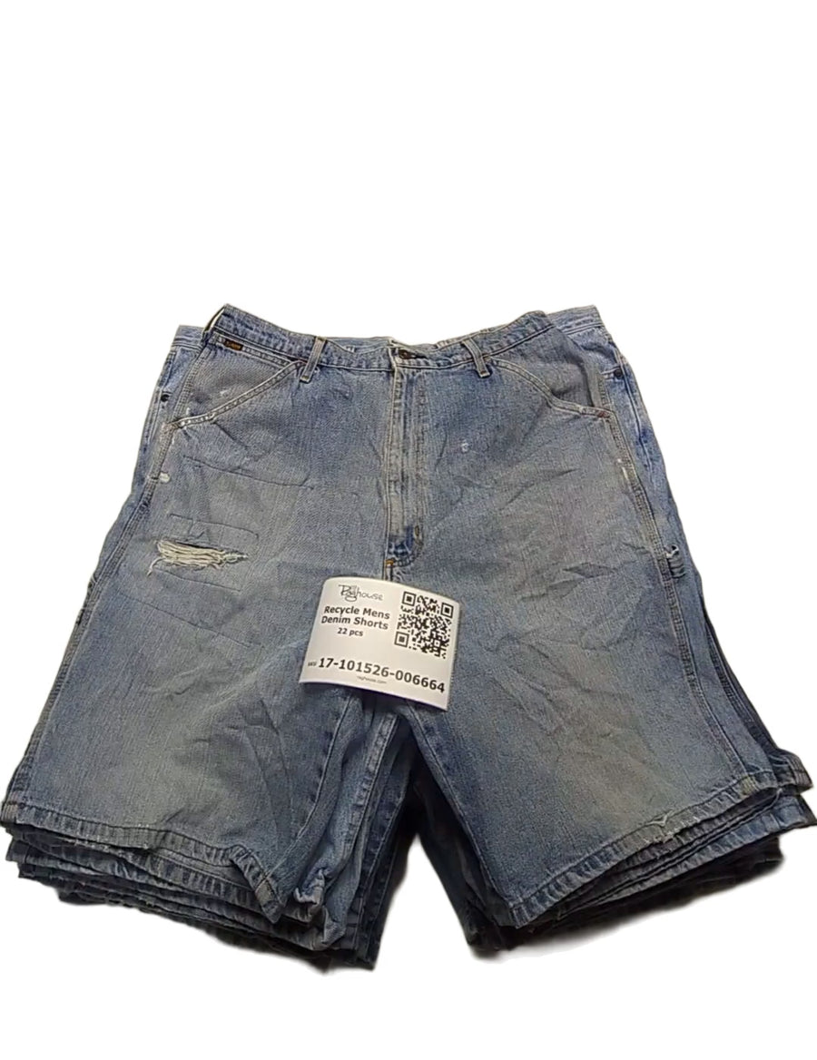 Recycle Mens Denim Shorts 22 pcs