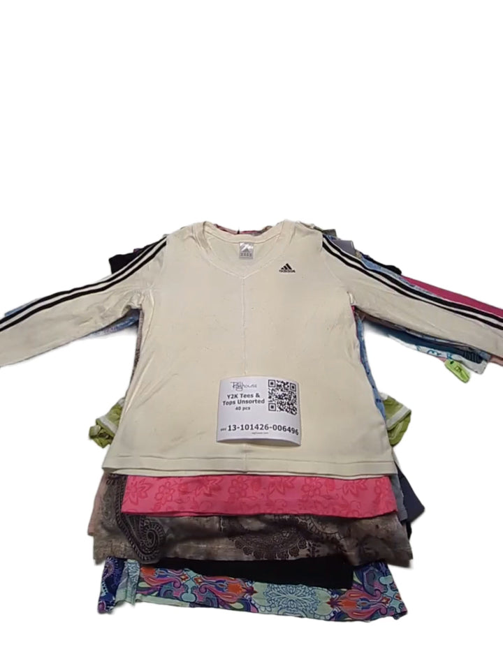 Y2K Tees & Tops Unsorted 40 pcs