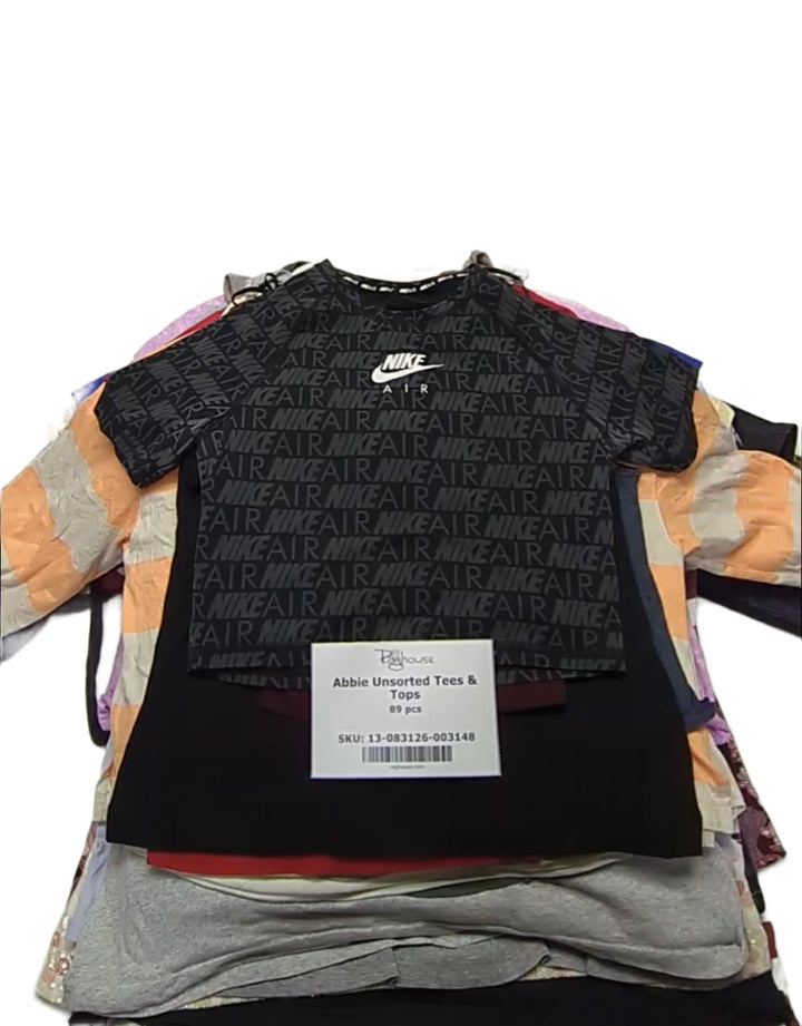 Abbie Unsorted Tees & Tops 89 pcs