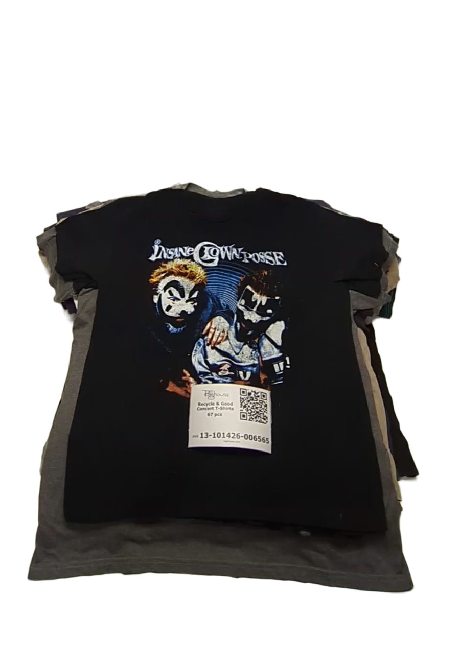 Recycle & Good Concert T-Shirts 67 pcs
