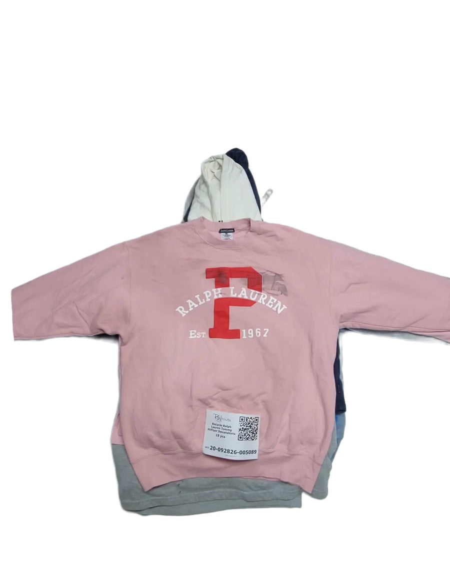 Recycle Ralph Lauren Tommy Hilfiger Sweatshirts 18 pcs