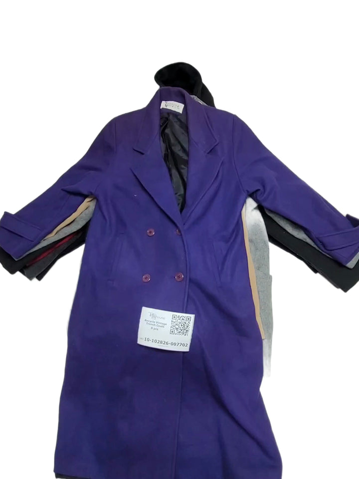 Recycle Vintage Trench Coats 8 pcs