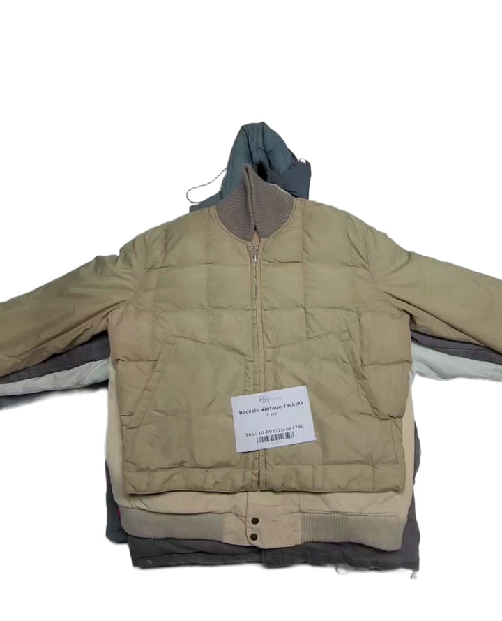 Recycle Vintage Jackets 9 pcs