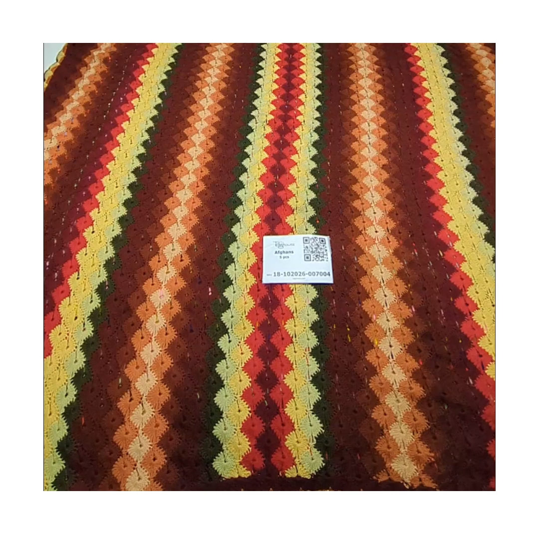 Afghans 5 pcs