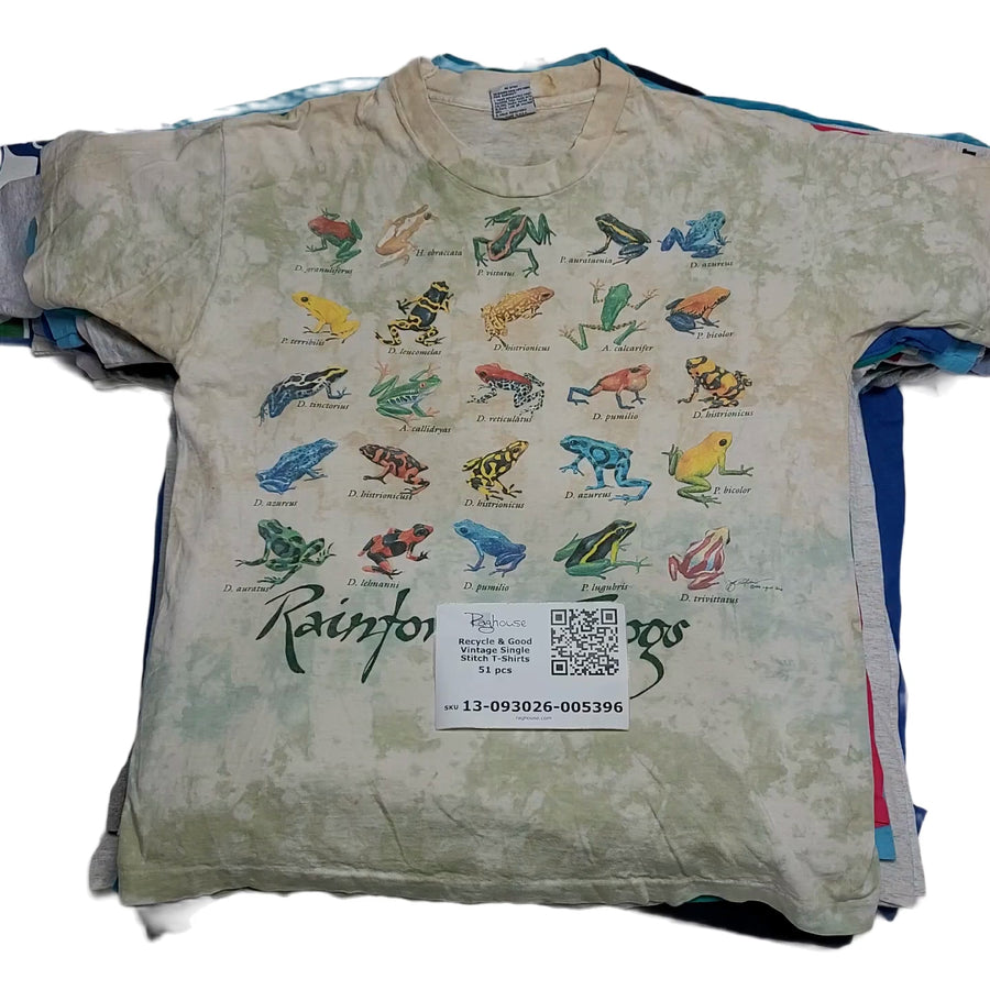 Recycle & Good Vintage Single Stitch T-Shirts 51 pcs