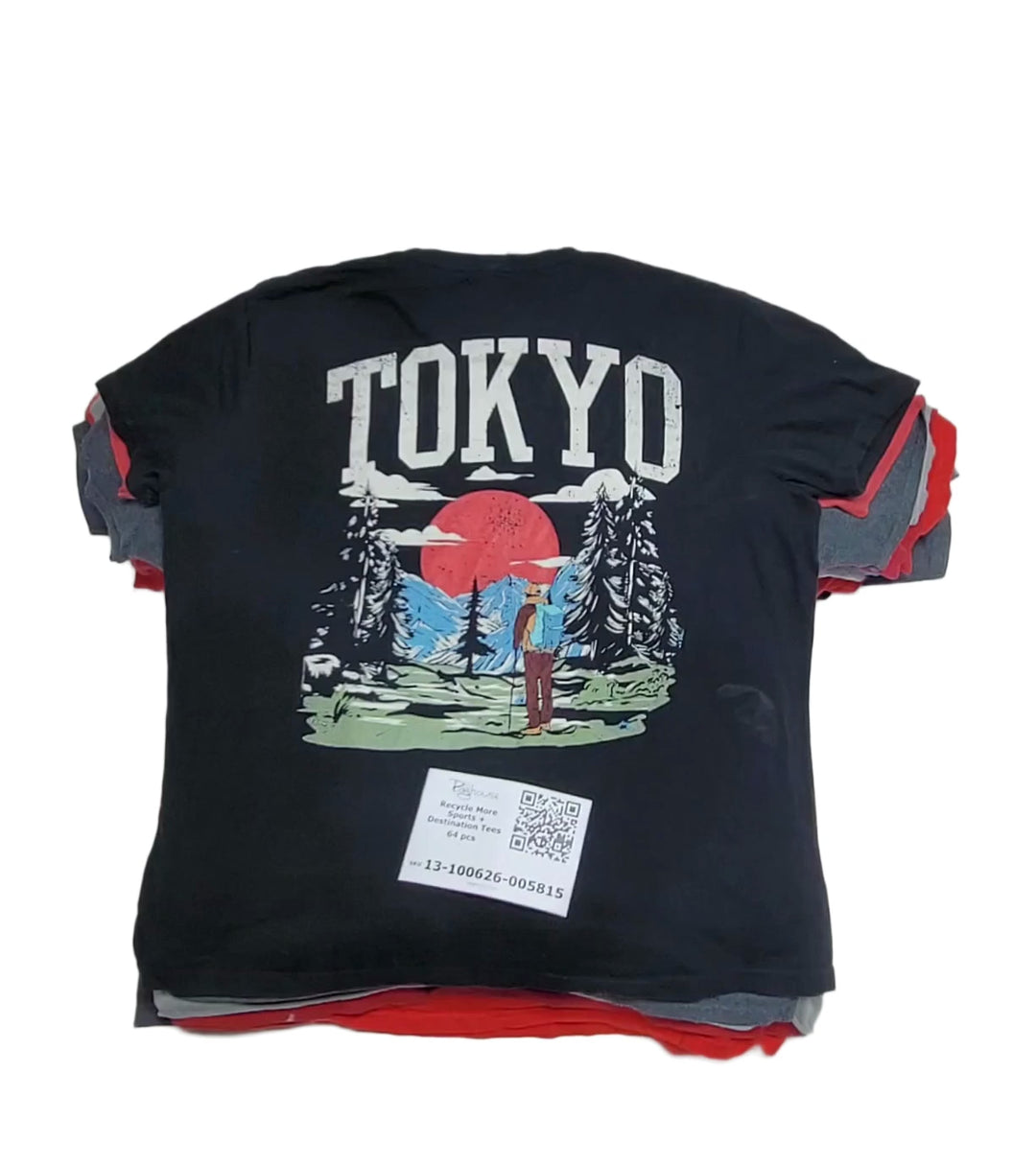Recycle More Sports + Destination Tees 64 pcs
