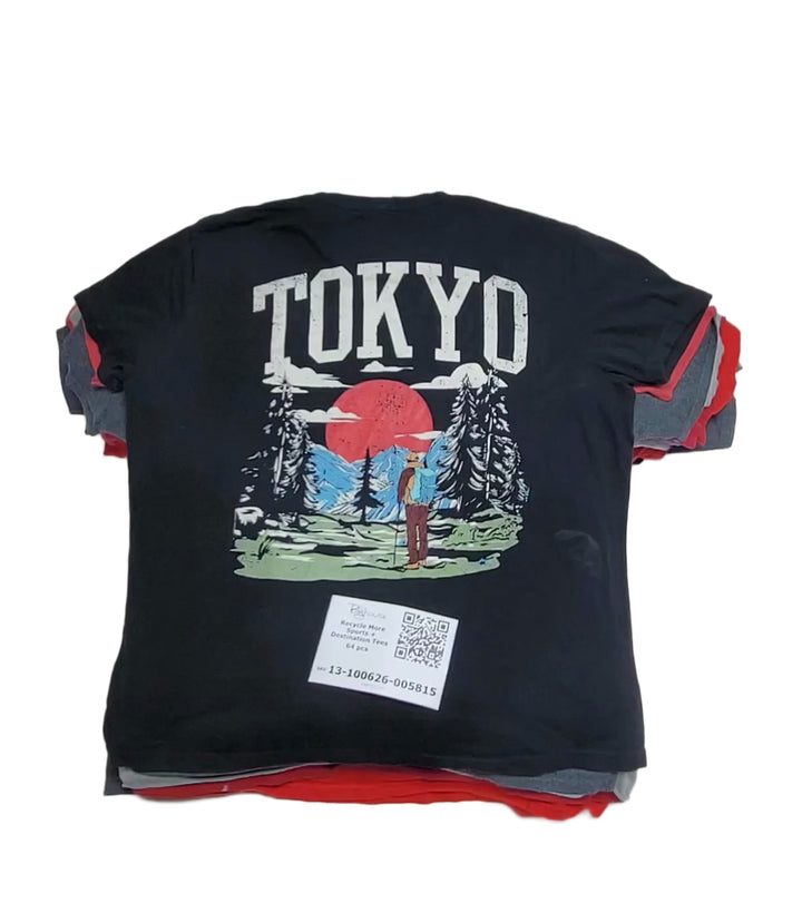 Recycle More Sports + Destination Tees 64 pcs