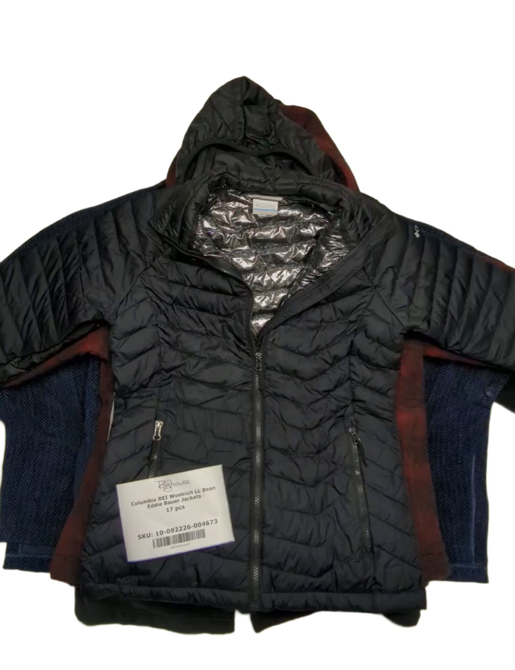 Columbia REI Woolrich LL Bean Eddie Bauer Jackets 17 pcs