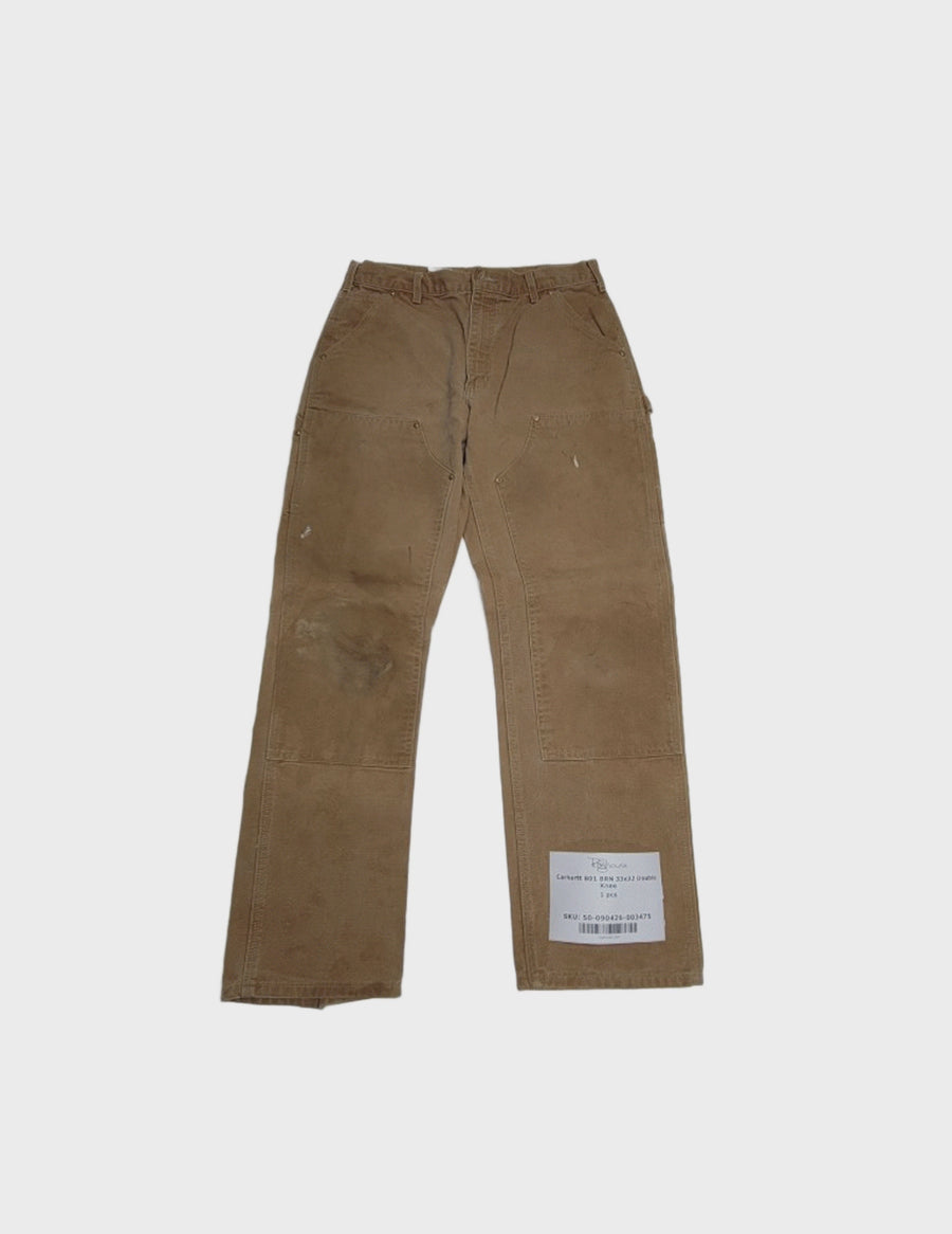 Carhartt B01 BRN 33x32 Double Knee 1 pc