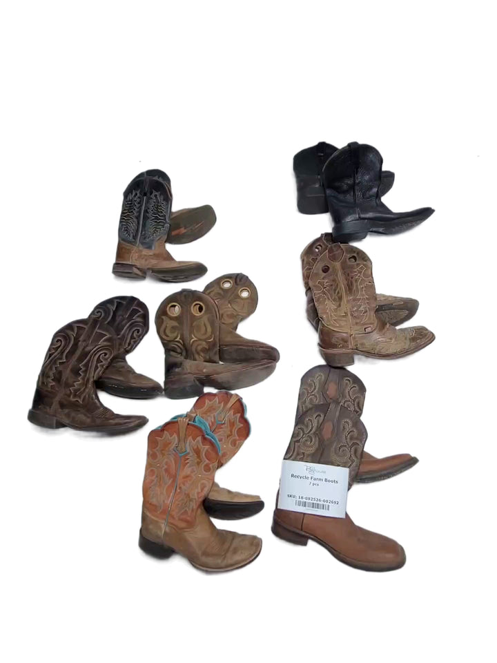 Recycle Farm Boots 7 pcs