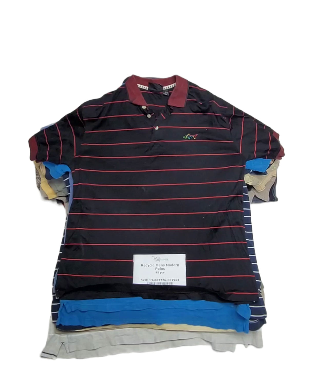 Recycle Mens Modern Polos 45 pcs