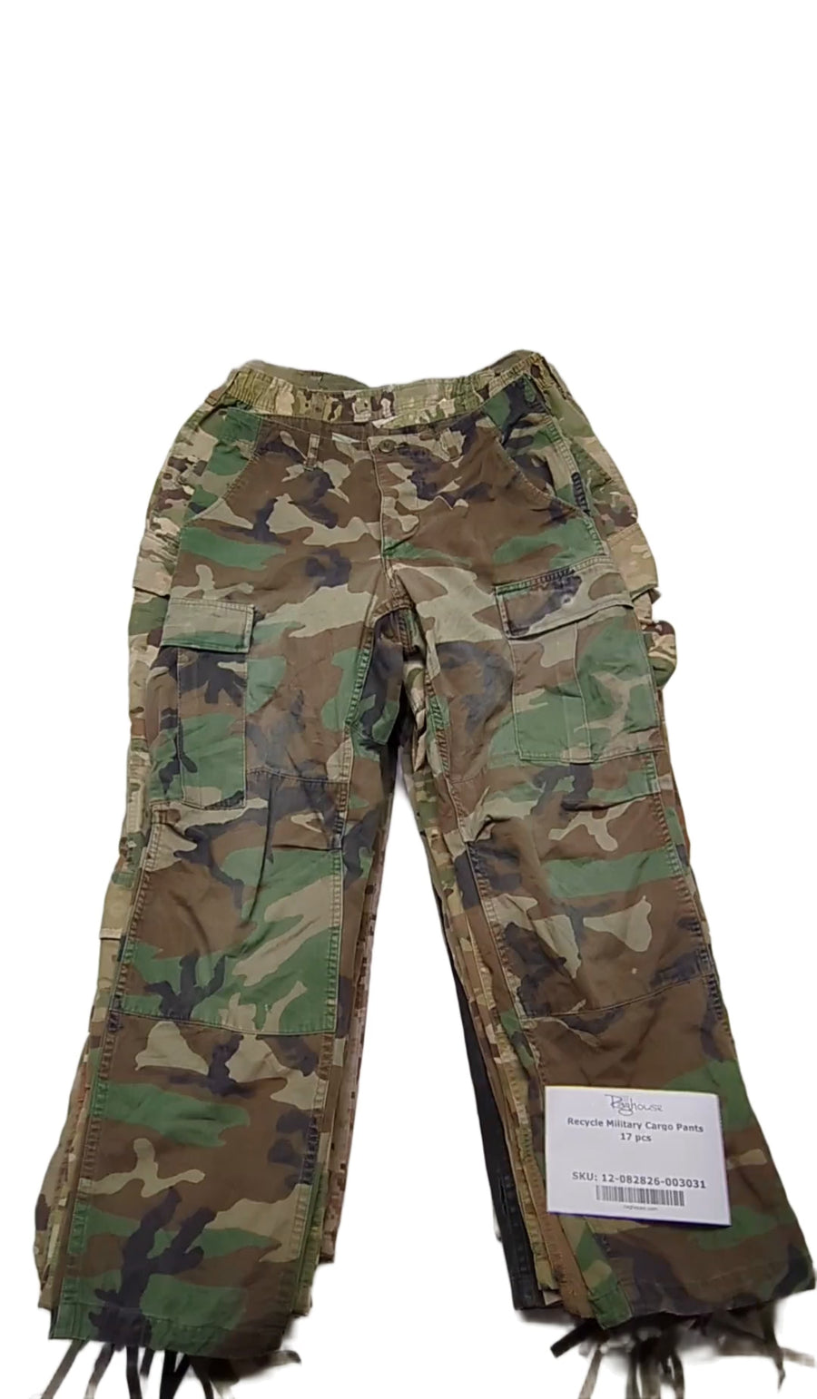 Recycle Military Cargo Pants 17 pcs