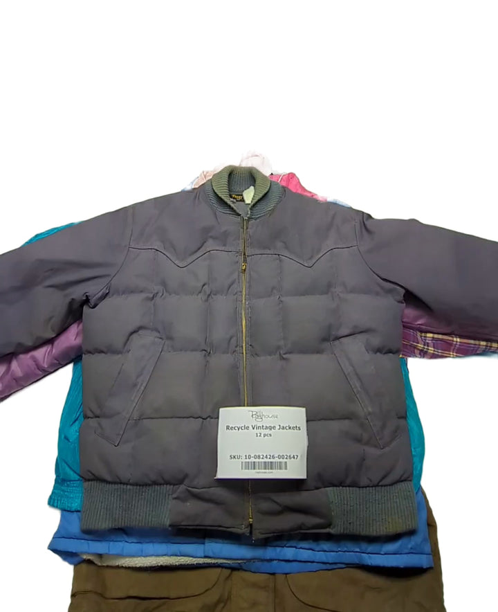 Recycle Vintage Jackets 12 pcs