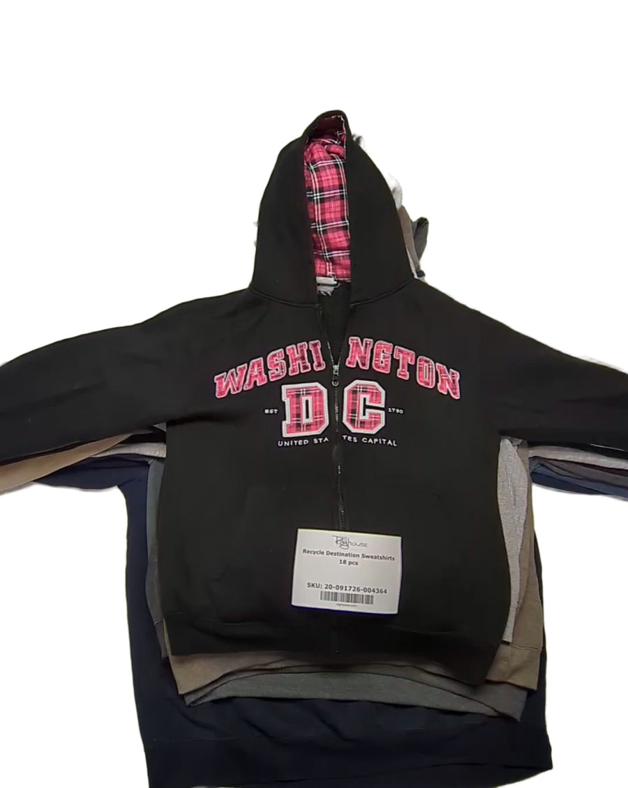 Recycle Destination Sweatshirts 18 pcs