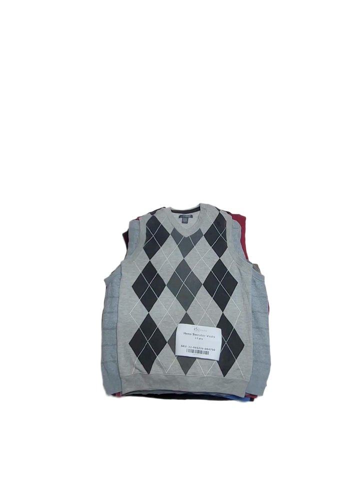 Mens Sweater Vests 12 pcs
