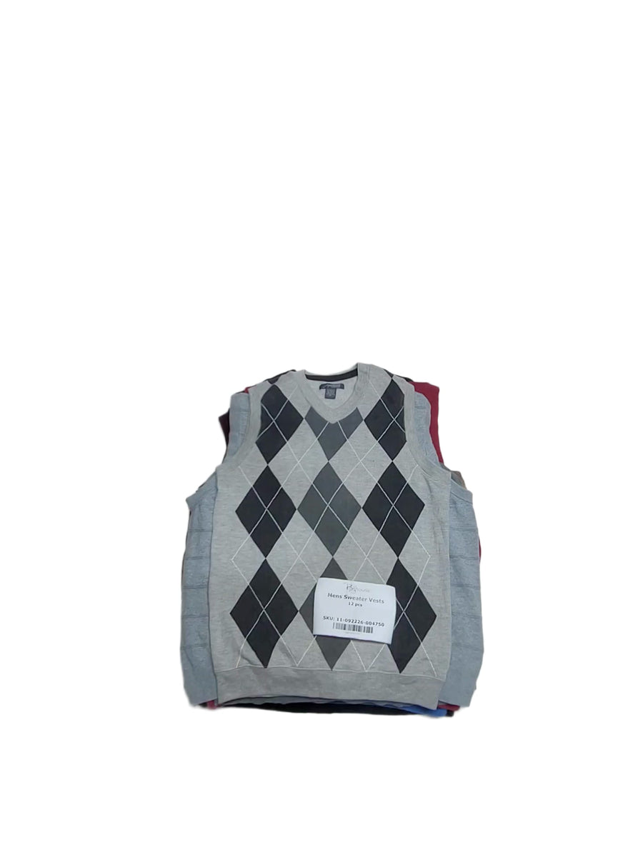 Mens Sweater Vests 12 pcs