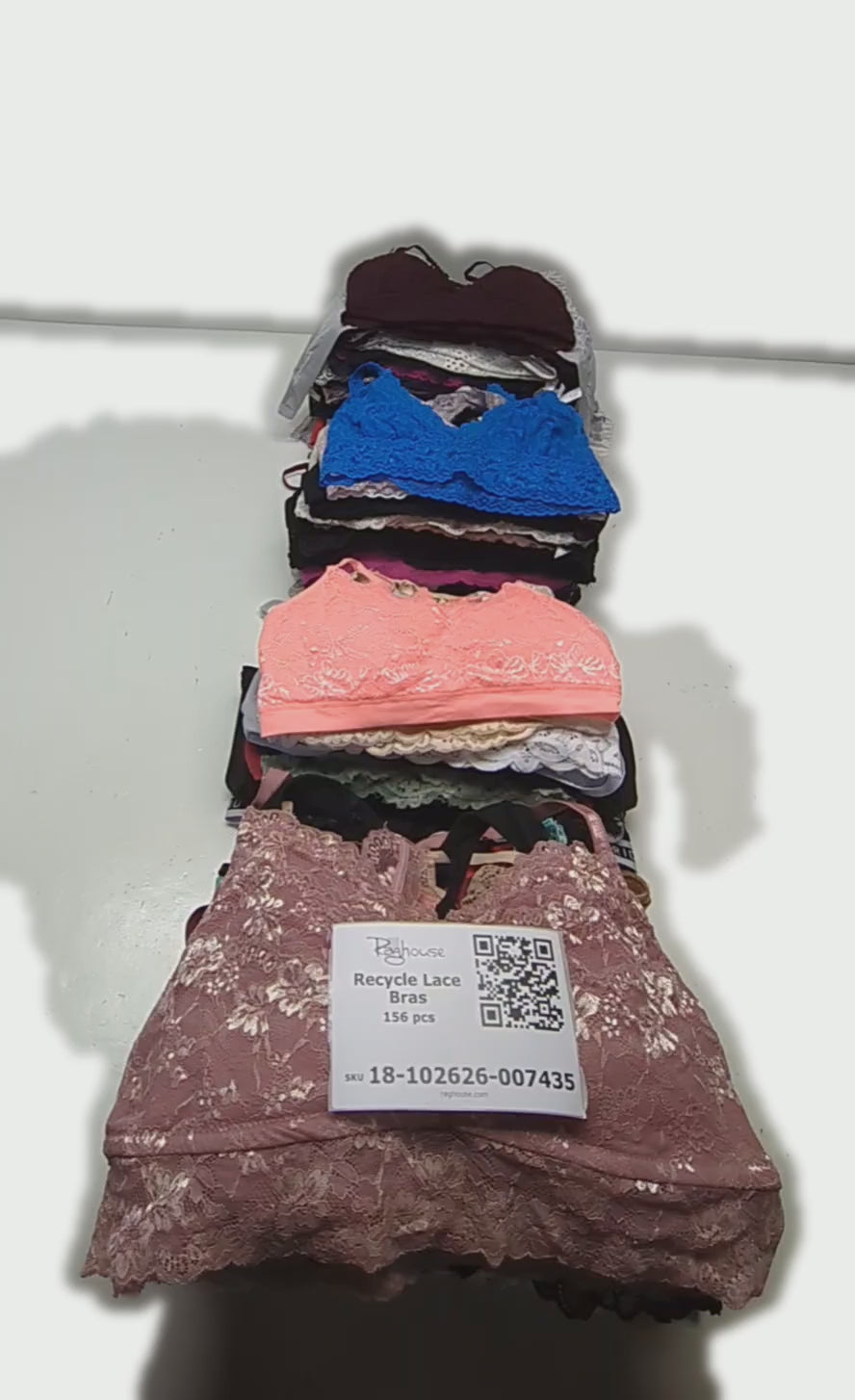 Recycle Lace Bras 156 pcs
