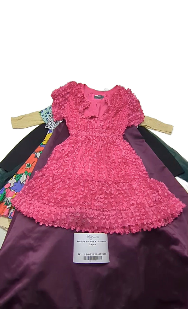 Recycle 80s 90s Y2K Dresses 29 pcs