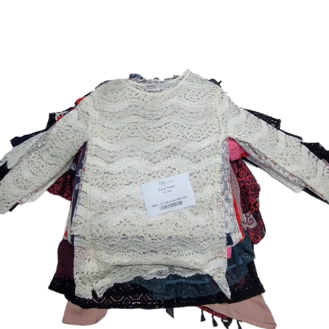 Lace Tops 43 pcs