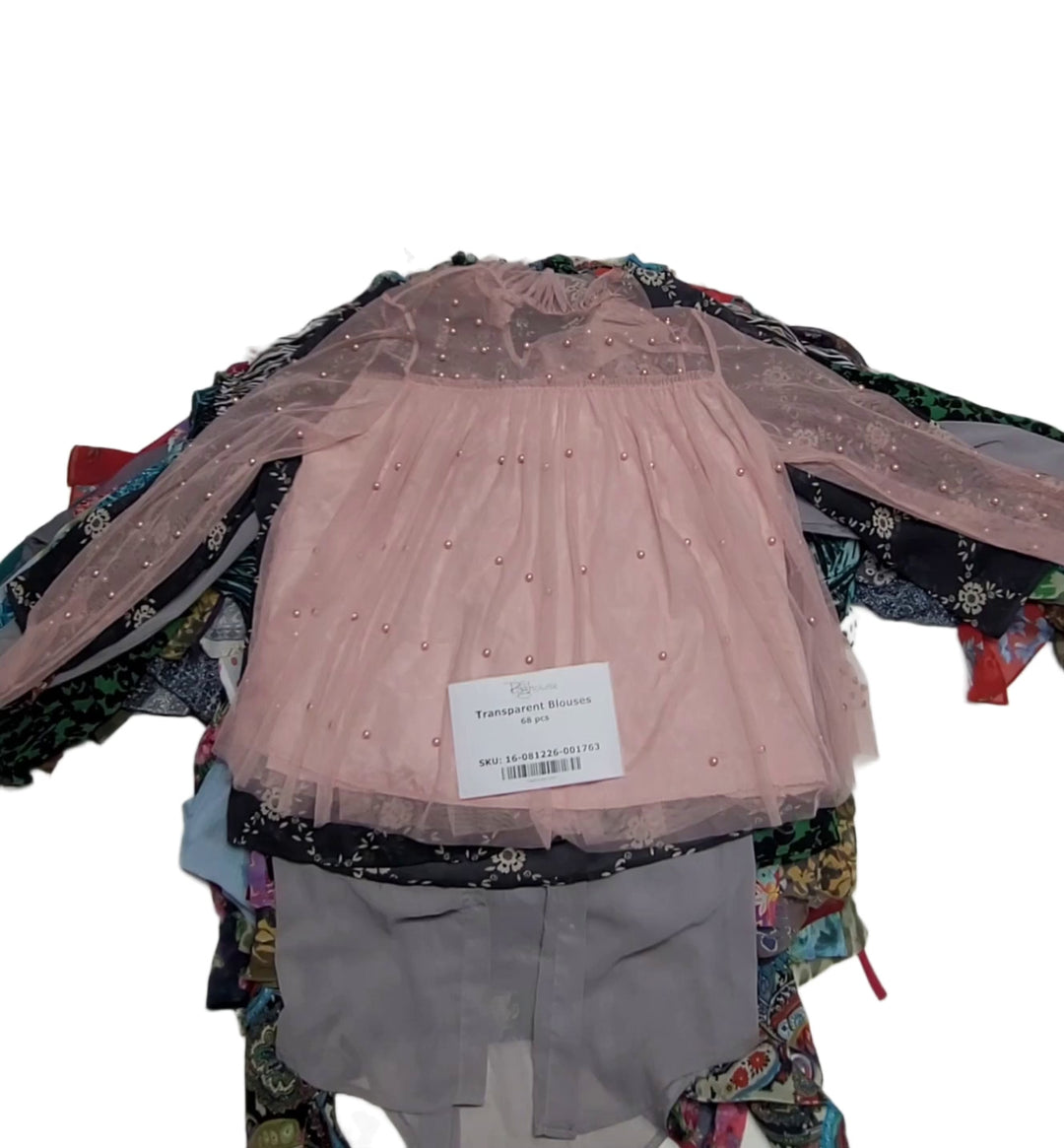Transparent Blouses 68 pcs