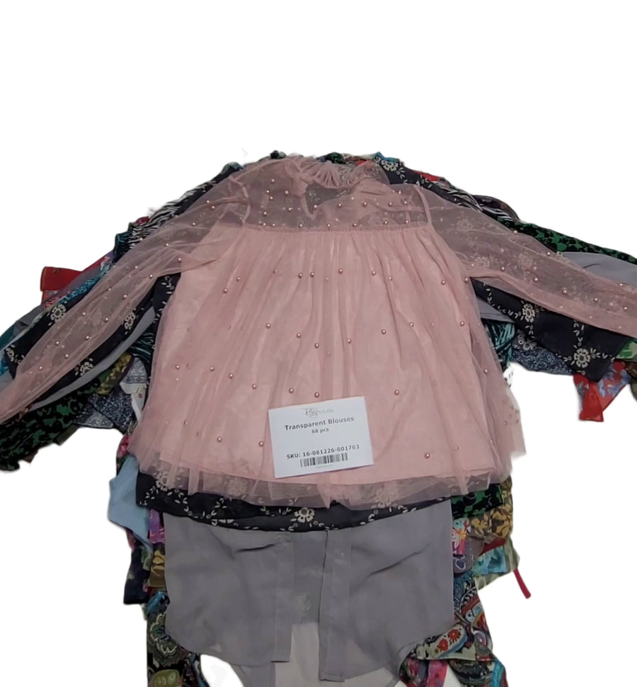 Transparent Blouses 68 pcs