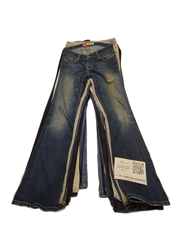 Recycle Y2K & Boot Cut Denim 28 pcs