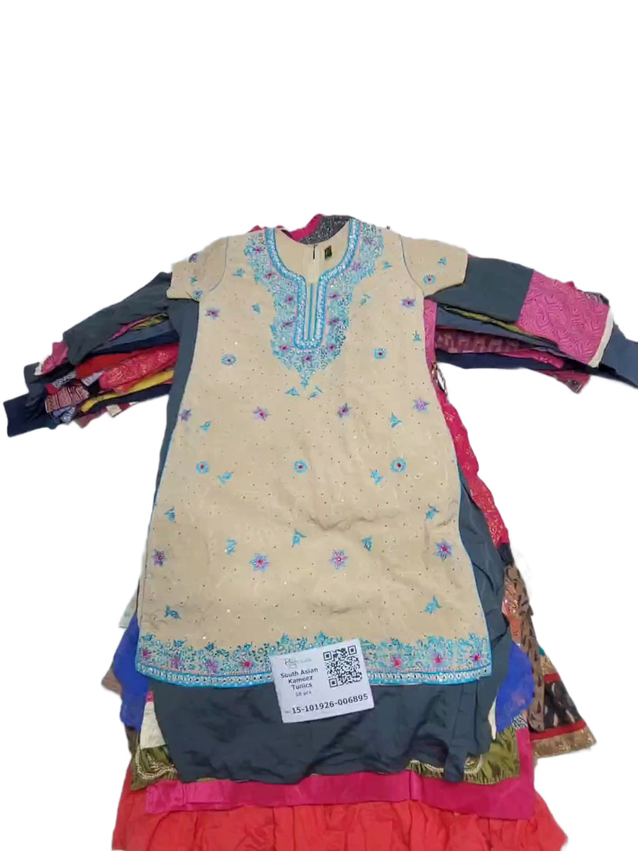 South Asian Kameez Tunics 58 pcs