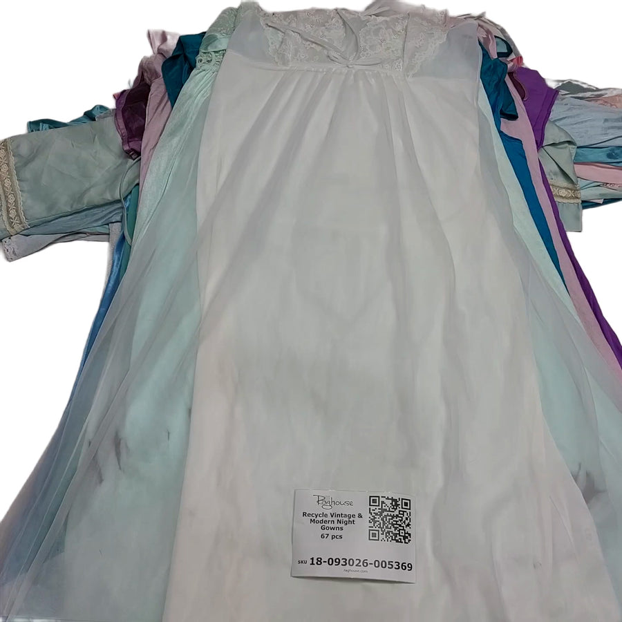 Recycle Vintage & Modern Night Gowns 67 pcs