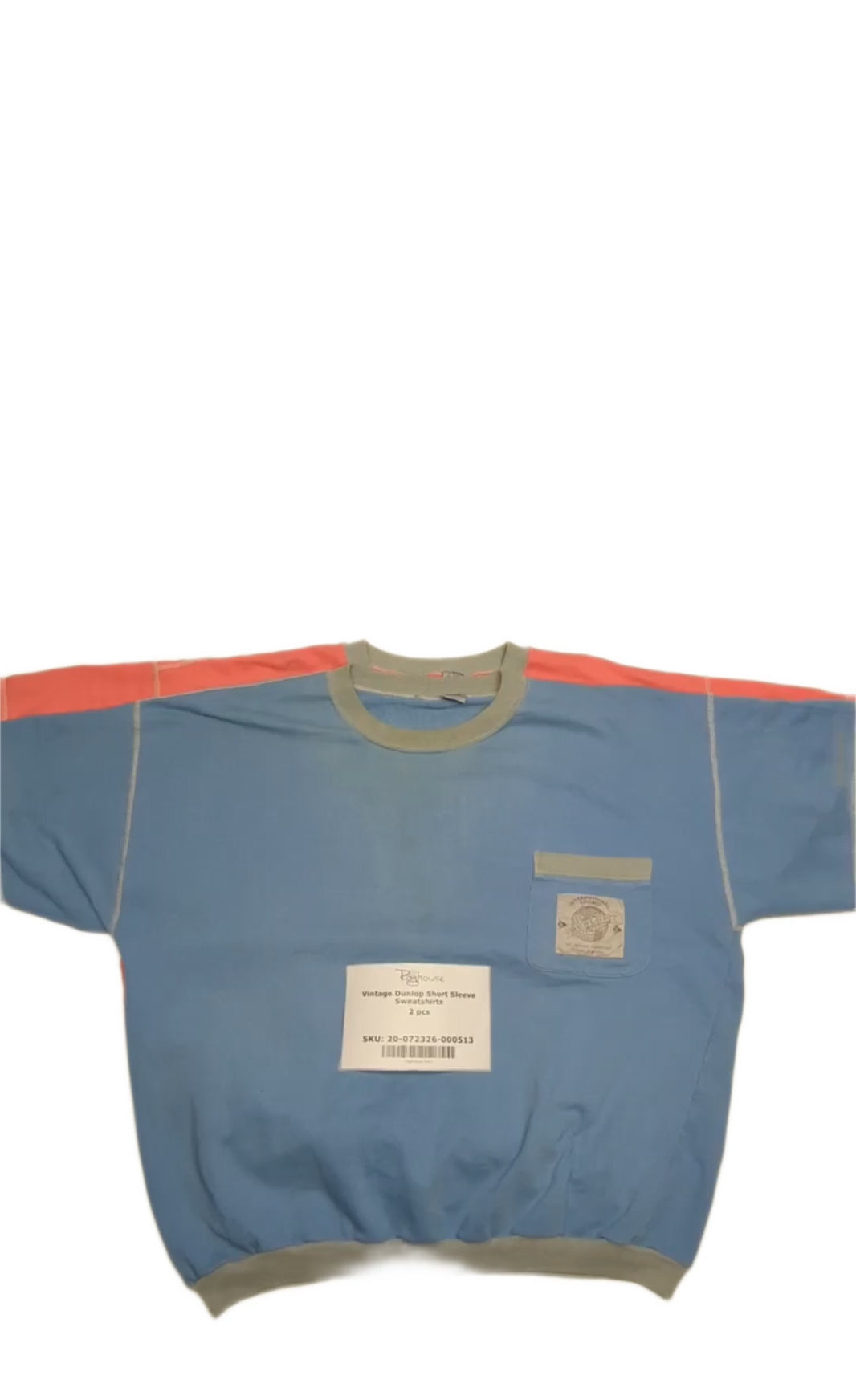 Vintage Dunlop Short Sleeve Sweatshirts 2 pcs