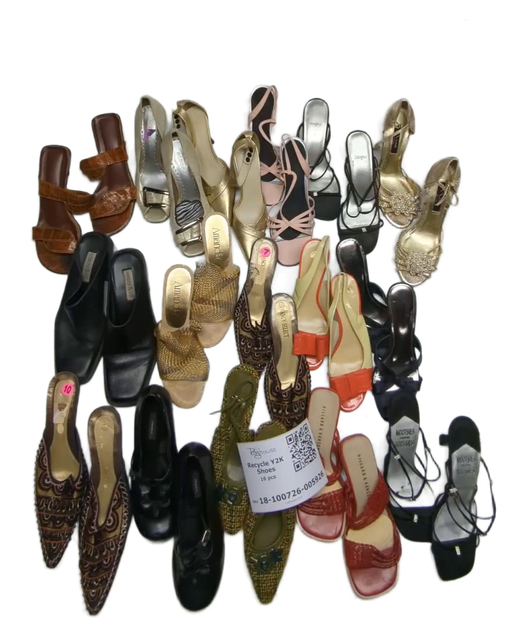 Recycle Y2K Shoes 16 pcs
