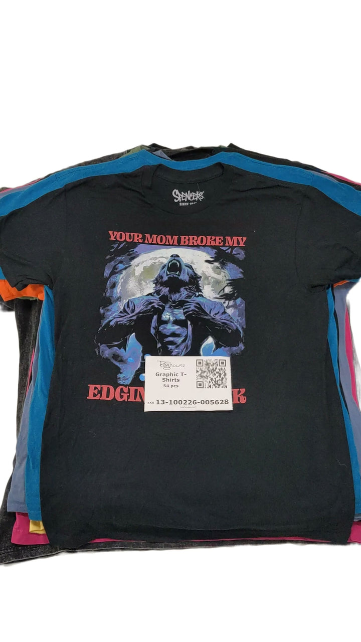 Graphic T-Shirts 54 pcs