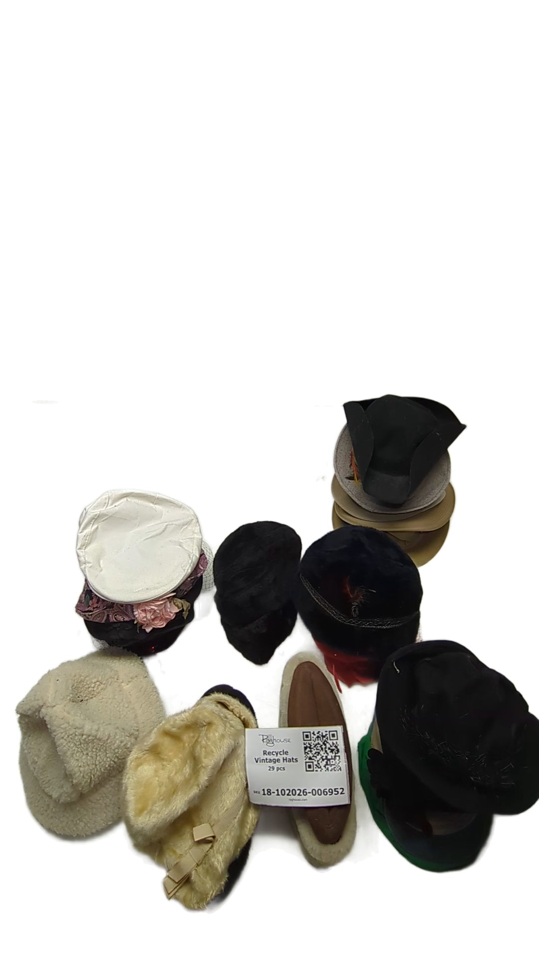 Recycle Vintage Hats 29 pcs