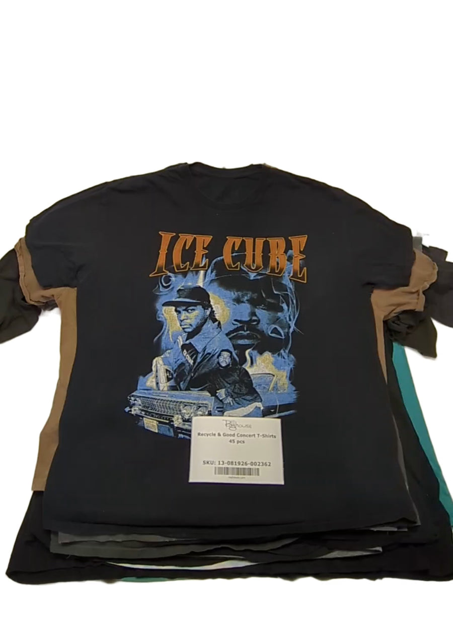 Recycle & Good Concert T-Shirts 45 pcs