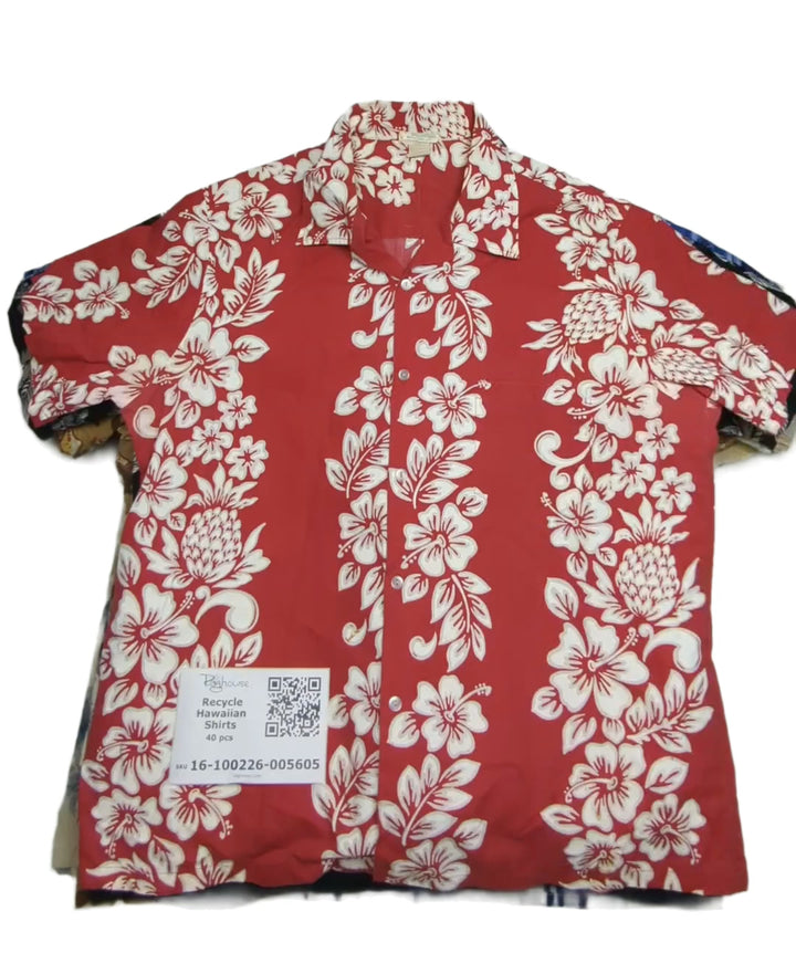 Recycle Hawaiian Shirts 40 pcs