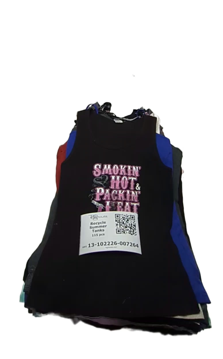 Recycle Summer Tanks 115 pcs