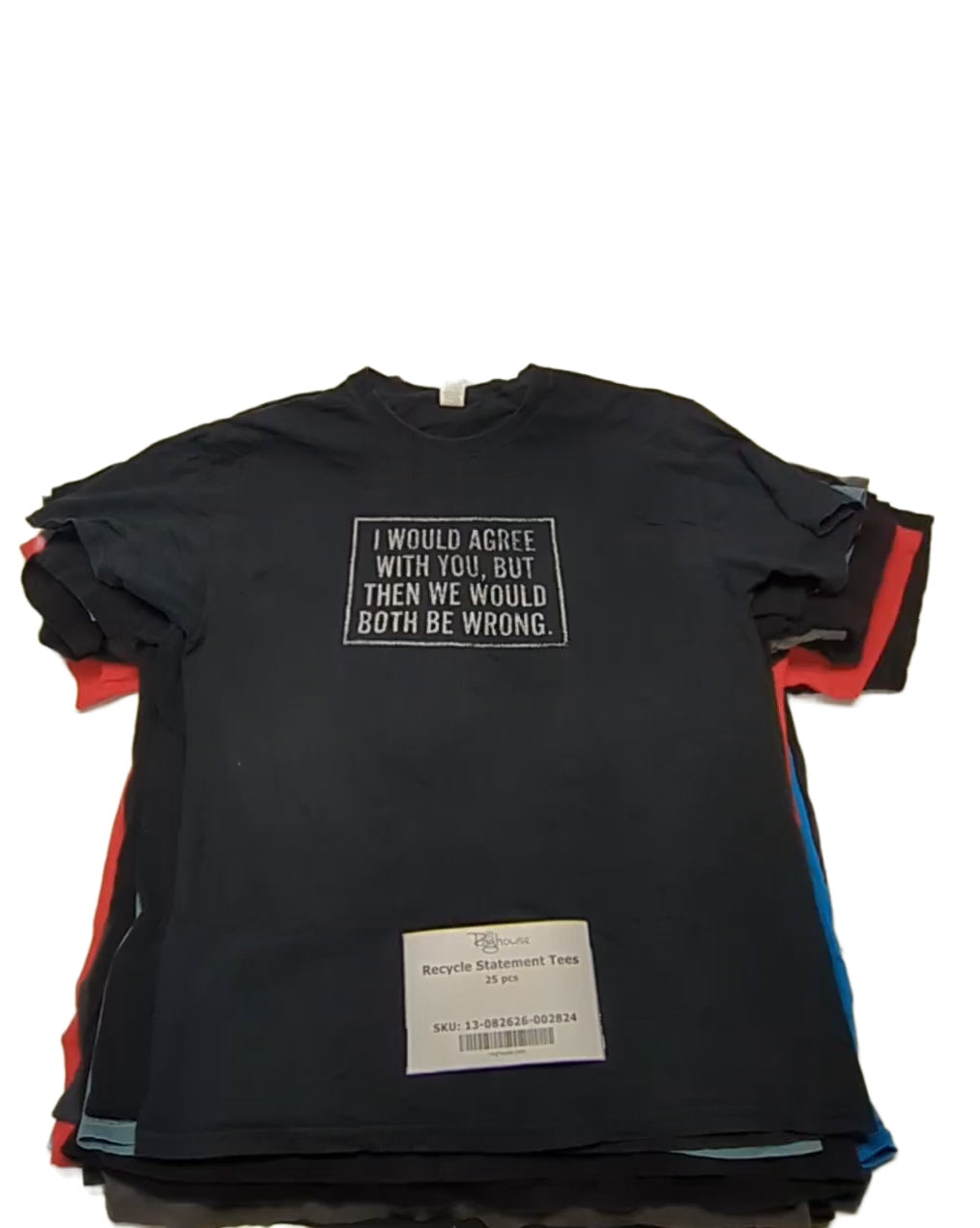 Recycle Statement Tees 25 pcs