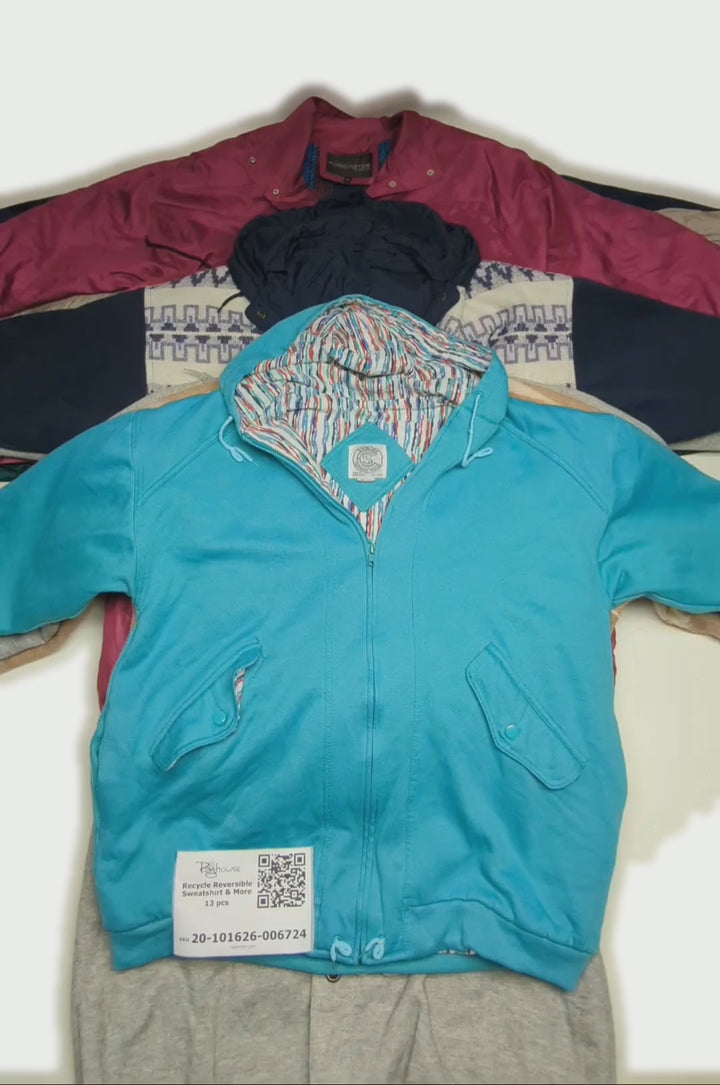 Recycle Reversible Sweatshirt & More 13 pcs