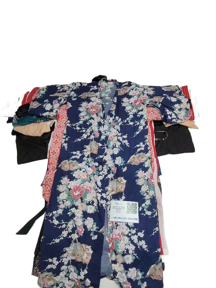 Recycle & Good Cottony Kimono Wraps 15 pcs