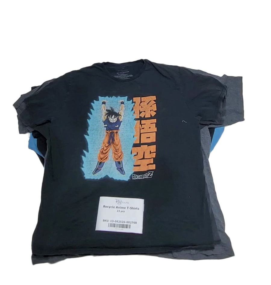 Recycle Anime T-Shirts 23 pcs