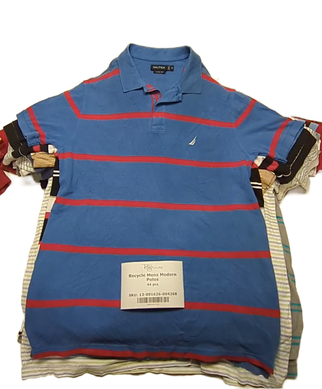 Recycle Mens Modern Polos 44 pcs