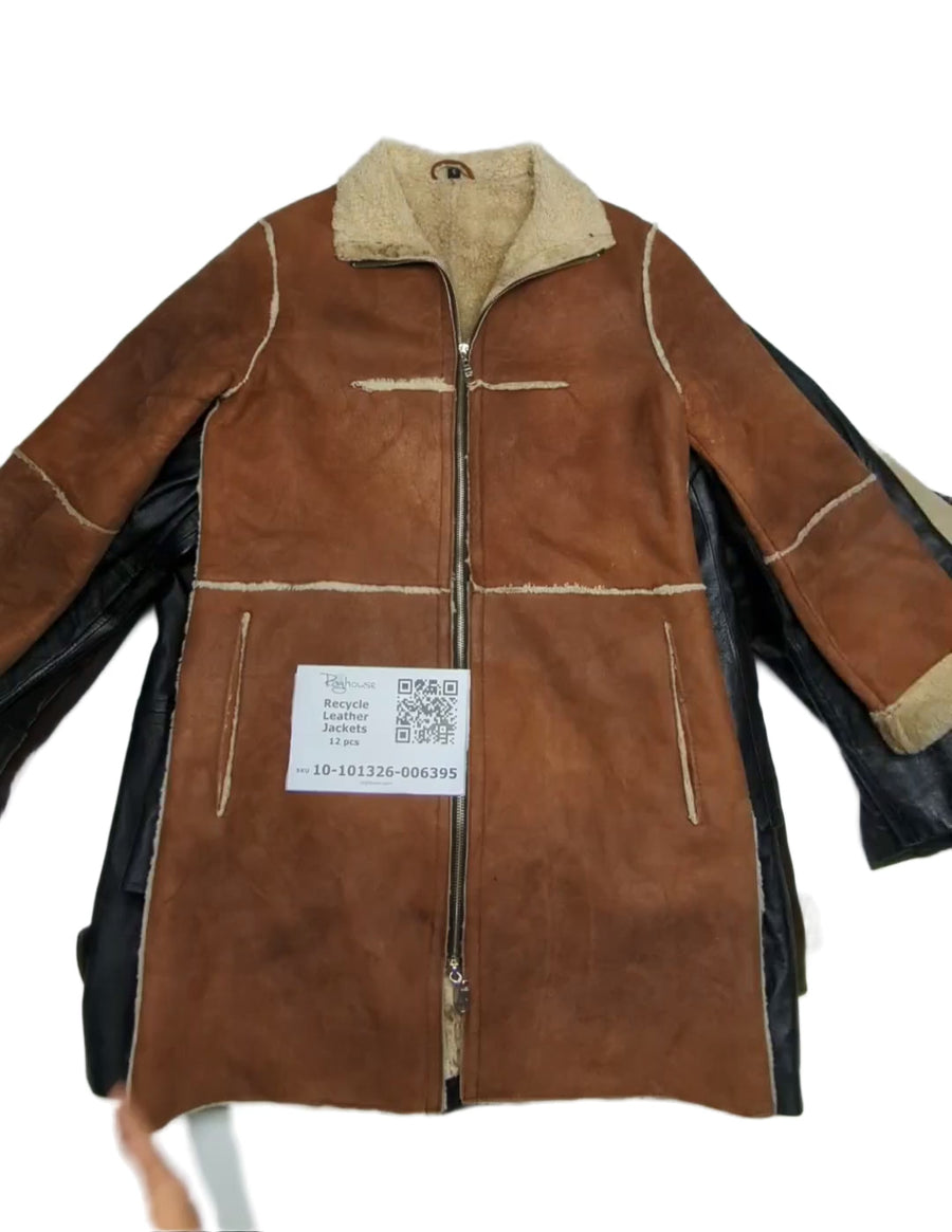 Recycle Leather Jackets 12 pcs