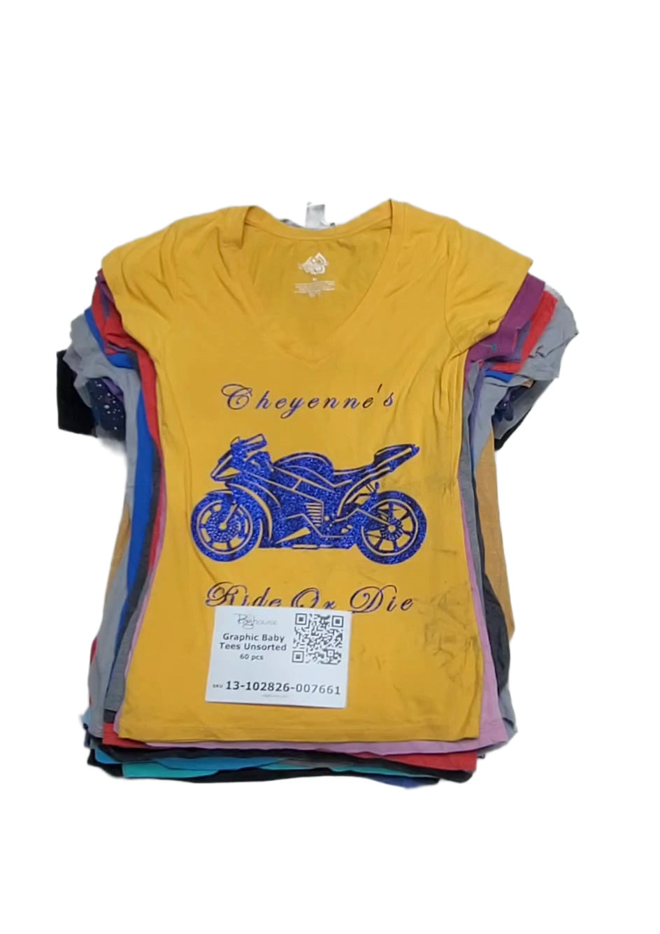 Graphic Baby Tees Unsorted 60 pcs