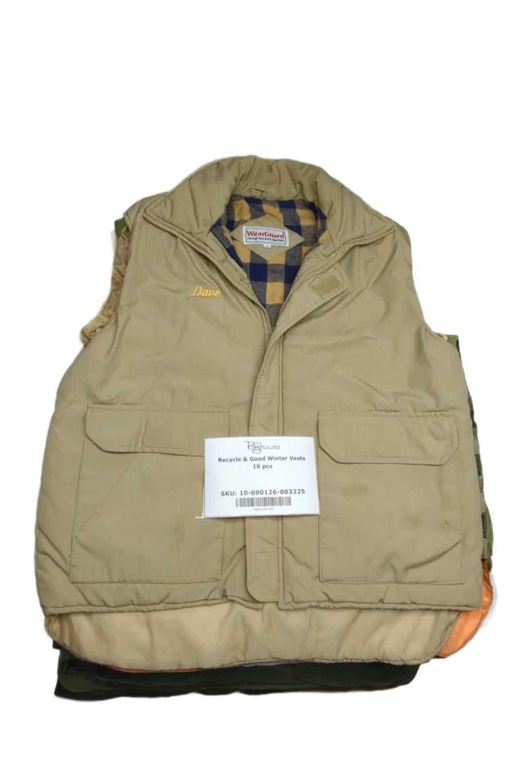 Recycle & Good Winter Vests 16 pcs