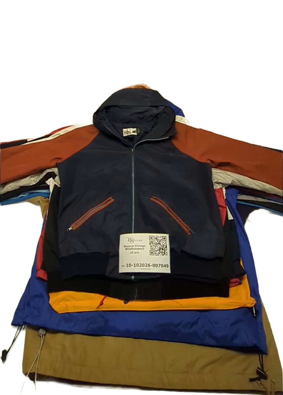 Recycle Vintage Windbreakers 15 pcs