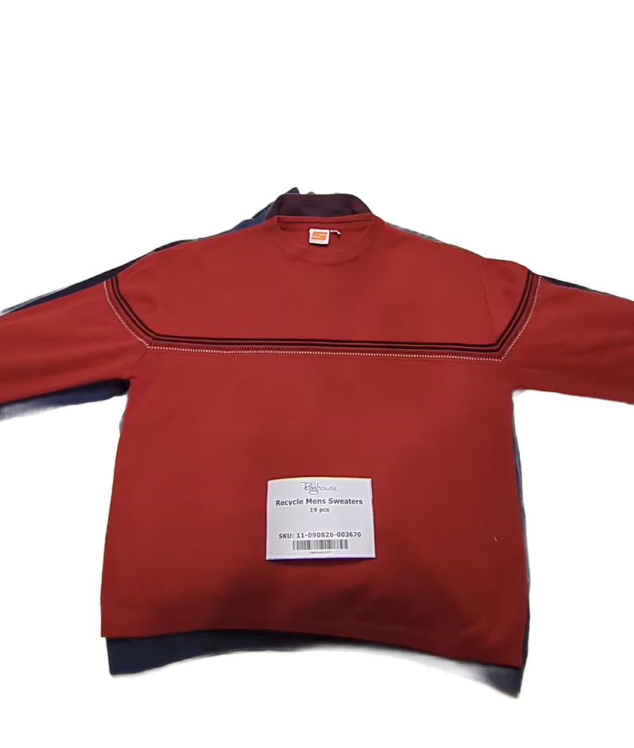 Recycle Mens Sweaters 19 pcs